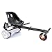 Produktbild GiroSmart Sitzscooter Kart Sitz für Verstellbar Sitz Erweiterung für 6, 5-10 Zoll Self Balance Scooter Erwachsener, Kind(Schwarz) EINWEG