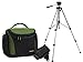 Produktbild Foto Tasche Kamera DELSEY DELPIX 170 Set mit Reise Stativ für Nikon D5500 D5300 D5100 D3300 D3200 D3100 und andere