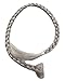 MULTI-USE EXTRA LONG PLAITED (22" 56cM) THIN CLIP-IN HAIR BRAID! (Silver Grey Mix)