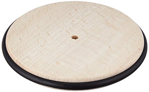 Holzad mit Gummireifen, 120mm Ø x 14mm, 6mm Bohrung, 4 Stück im Beutel - 2