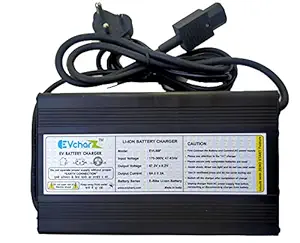 EVcharZ 67.2v 6A Fast LFP Battery Charger for All Electric Bikes Okinawa Ridge+ Ampere Hero Jitendra Pure EV 60Volt Lithium Battery