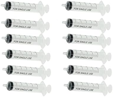 Sunny rainbow 10ml Syringe Solvent bonding and ink injection / small animal feed for reuse 10 ml 6 (12) assembly. (12)