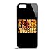 Produktbild Smartcover Case Fear Los Angeles z.B. für Iphone 5 / 5S, Iphone 6 / 6S, Samsung S6 und S6 EDGE mit griffigem Gummirand und coolem Print, Smartphone Hülle:Iphone 5 / 5S weiss