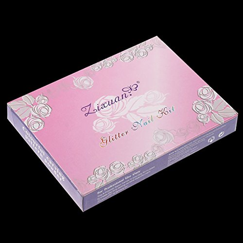 Anself 12 Farben Nail Art Pailetten Nagelkunst Polierung Glitzer für Nagel Design - 5