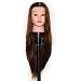 Hairdressing Training Head 100% Synthetic Hair Mannequin Styling Dolls Head With Clamp Stand ESJ1018P