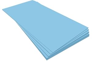 COSYSPACE XPS Foam Insulation Boards 1200 x 600 x 10mm - Electric and Water Underfloor Heating Tile Laminate Underlay Thermal Extruded Polystyrene Insulation Sheets (5, 1200 x 600 x 6mm)