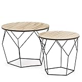 Mesitas de café diseño: las mesas auxiliares de salón con sus diseño géometrico, vintage e industrial son muy original y versátil ya que encajan cada ambiente del hogar.