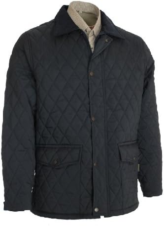 Hunter Outdoor Barley Mens Quilted Jacket - Navy - 2X-Large