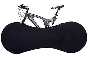 VELOSOCK Velo Sock Bicycle Indoor Cover for Storage and Transportation, Stretchy Dirt Proof Fabric, Bike Travel Protection Cover – Black