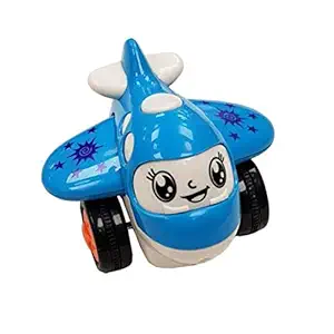 Tzoo Push and Go Mini Airolane ,Unbreakable Pull Back Vehicles| Push and Go Crawling Toy for Kids & Children, Power Friction Vehicles for Boys and Girls(Multicolor)