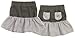 Green Nippers Girls Skirt (Charcoal Grey, 6 - 12 Months)