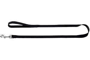 HUNTER ECCO SPORT Führleine für Hunde, Nylon, 1,0 x 110 cm, schwarz