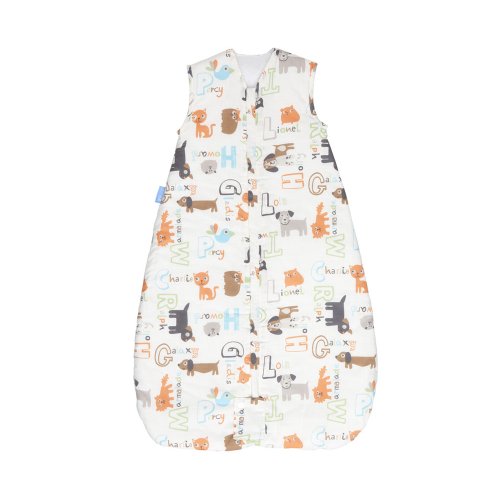 Gro Grobag Alphapets Unisex Baby Sleeping Bag-2.5 Tog, Available in Size 6-18 Months, Gro Grobag Simply Range, Clear Packaging