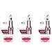Moresave 3 Fruits Flavors Moisturizer Long Lasting Color Changing Flower Lipstick Lip Balm