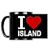 Produktbild Tasse Classic I Love Island schwarz