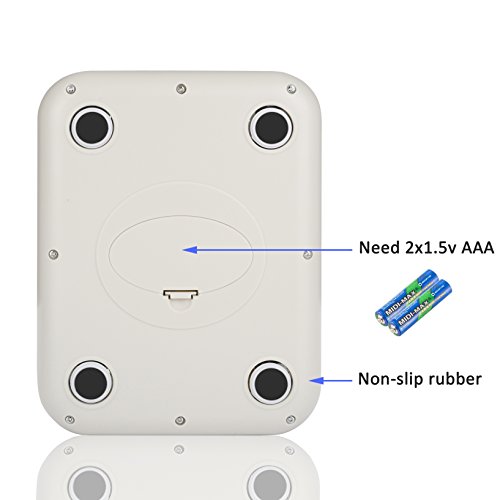 Die elektronische waage – MAVIE 11lb / 5kg – digital – küche essen skala mit lcd – display, silber, edelstahl kochen skala, genauigkeit 0.01oz/1g - 3