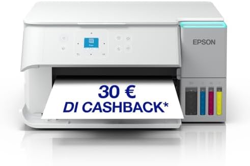 Epson EcoTank ET-2959 Stampante con Serbatoi D’inchiostro | Stampa a Casa Alti Volumi | Wi-Fi | A4 | Stampa, Copia, Scansione | Display LCD 3.7 cm | Stampa Fronte/Retro | 3 Anni D'Inchiostro Inclusi