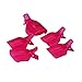 Vovotrade® 5Pcs Toenail Soak Off Clip Caps Gel Nail Art Tips Reusable Clamp Remover (Hot Pink)