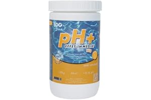 EDENEA - pH + Plus Poudre Piscine - Boite 1 kg - Equilibre l'eau - Spécial Piscine et Spa - Améliore Le Confort de Baignade et la Qualité de l'eau - Haute Concentration - EDG by Aqualux