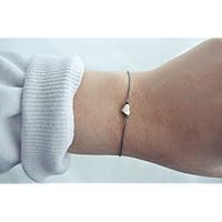 Filigranes Herz Armband Frauen -16 Bandfarben -