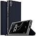 Produktbild BoseWek Sony Xperia XZ2 Compact Hülle, Flip Case mit Standfunktion Schutzhülle Tasche [Magnetverschluss] Hüllen Handyhülle für Sony Xperia XZ2 Compact Smartphone (Blau)