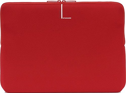 Tucano Second Skin Colore Neopren-H  lle f  r widescreen Notebooks  15 6 Zoll   rot