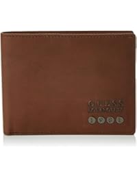 Guess SM4009LEA27, Cartera Hombre, Marrón (Dark Brown), 2.5x9.6x12.2 cm (W x H L)