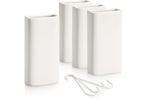 NOBILE LOVELYCARE Set 4 Umidificatori termosifone calorifero RETTANGOLARI con ganci kit umidificatore ceramica termosifoni o stufa a gas RIsparmio energetico NO aria secca