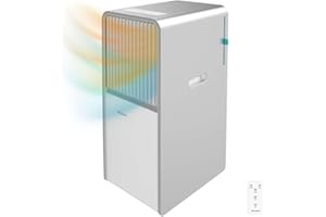 Cecotec Climatizzatore Portatile ForceClima 12650 Style Heating. 12000 BTU, area di copertura 28 m2, telecomando, touch, pompa di calore, deumidificatore, schermo a LED, 5 modalità, Timer