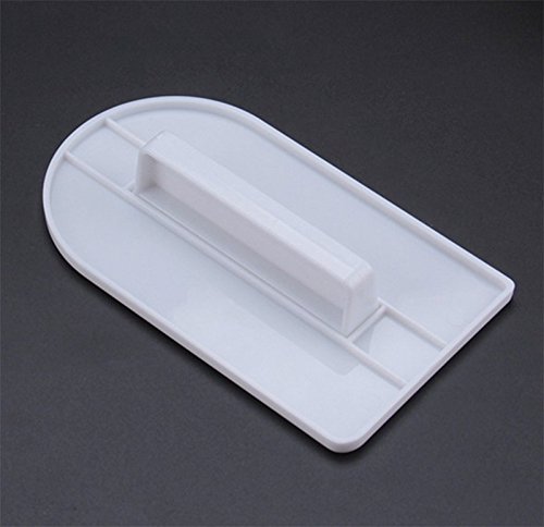 Hosaire Kuchen Glatter Modellierwerkzeug Marzipan DIY Backen Werkzeuge Kunststoff Kuchen dekorieren,Weiss - 7