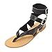 Produktbild Moserian Damens Mode Flats Breathable Open Toe Schnalle Strap Beach Schuh Römersandalen