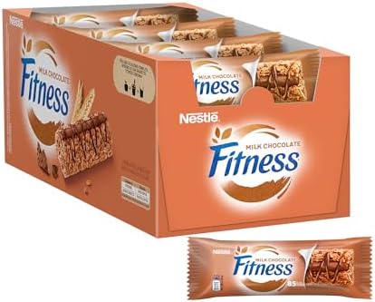 FITNESS Milk Chocolate Barrette Cereali Integrali con Cioccolato al Latte, 24 Barrette da 22,5g (540g)