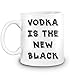 Produktbild Harma Art Vodka is The New Black Kundenspezifische Bedruckte Kaffeetasse – 11 oz - Qualitäts Keramiktasse