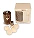 Pure Source India Ceramic Aroma Burner with 10 ML Vanilla Aroma Oil and 4 Tea Light Candle RS.325.00
