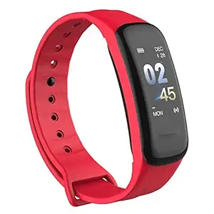 WEARFIT Fitness Tracker Watch Bluetooth Smart Band Sleep Monitor Wristband Pedometer Call Remind Wearable Smart Bracelet OLED Touch for Android iOS Smart Phone