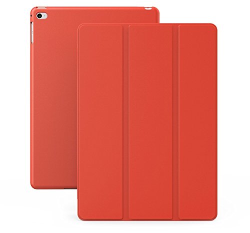 Khomo iPad Mini 4 Hülle Case Rot Rotes Gehäuse mit doppelten Schutz ultra dünn und leicht, Smart Cover - Dual Red