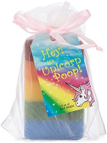 Unicorn Poop Soap : smell like a fecal rainbow! - One bar by Outlaw Soaps