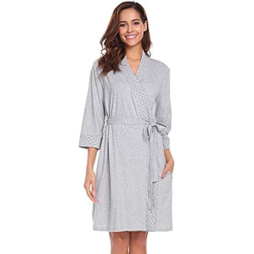 bademantel damen kurz amazon