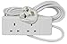 Price comparison product image Pro-Elec 2 m 2 Way Extension Lead - White