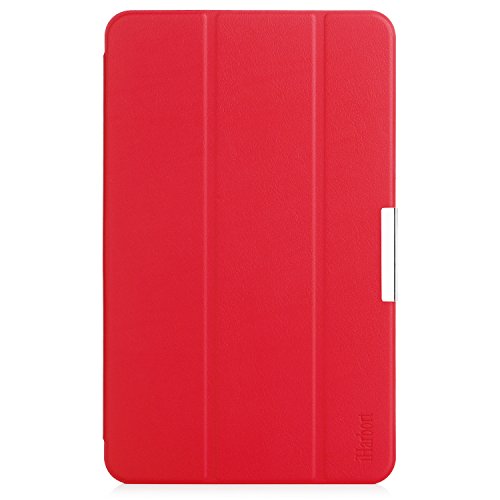iHarbort® Premium Hülle für Samsung Galaxy Tab A 10.1 (SM-T580/T585) – Samsung Galaxy Tab A 10.1 hülle Etui Schutzhülle Case Cover Holder Stand mit Smart Auto Wake / Sleep-Funktion (Rot) - 7