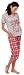 Zeta Ville - Women's Maternity Nursing Pyjamas Soft Jersey Cartoon Print - 191c (Red, UK 10/12, L)