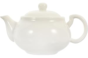 Cabilock Service à Thé en Porcelaine Blanche - Théière Portable Asiatique avec Infuseur pour Kungfu