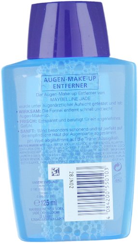 Maybelline New York Augen Make-up Entferner Flasche, 125 ml - 2