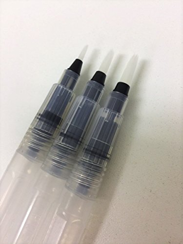 Kuretake ZIG GANSAI Tambi 24 Farbe Set (mc2036 V) mit jeindeer Arts Wasser Pinsel Stift Verschiedene Spitzen, 3 Stück 24 Colour Set - 8
