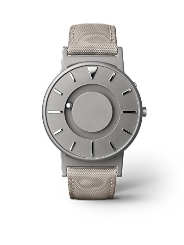 eone BRADLEY CLASSIC Unisex Uhr - Leder/ Stoff Armband beige