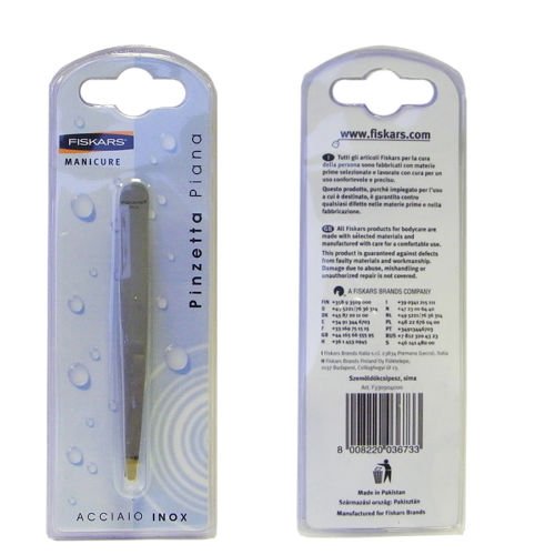 FLAT HEAD TWEEZERS EYEBROW PROFESSIONAL