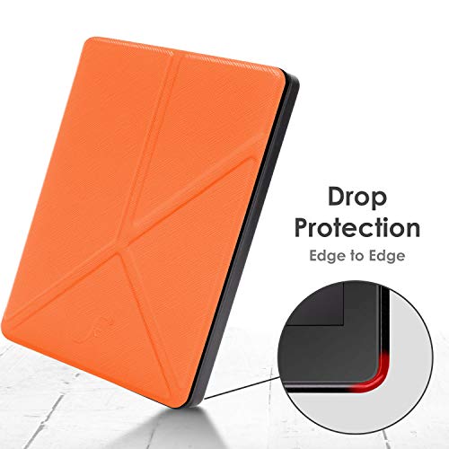 Forefront Cases Smart Hülle für Kindle 2019 | Magnetische Schutzülle Cover Ständer für Amazon Kindle (10. Generation - 2019 Modell) | Origami Design & Auto Schlaf Wach | Elegant Dünn Leicht | Orange