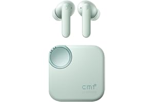 CMF by Nothing Buds 2 Kabellose Ohrhörer mit 48 dB Hybrid ANC, 55 Stunden Akkulaufzeit, 11mm PMI Treiber, 6 HD-Mikrofone und Spatial Audio, IP55 Wasserfest – Hellgrün