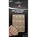 Bling Art False Nails French Manicure White Glitter 24 Full Cover Medium Tips UK