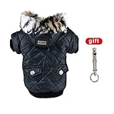 Material: mezcla de algodón. Sudadera con capucha gruesa Balai, impermeable, cálido, prenda de vestir para pequeñas razas de perro, como Chihuahua